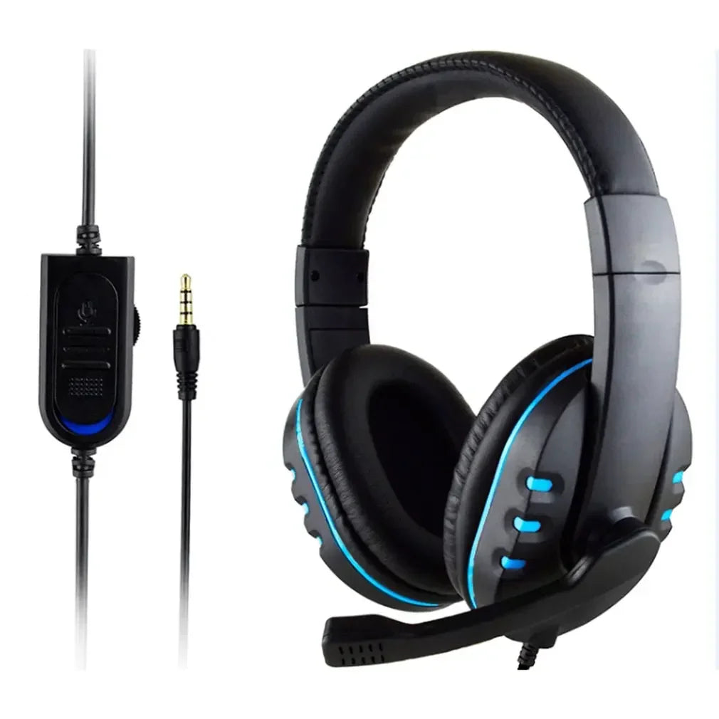 Wired Gaming Headset with Noise-Cancelling Mic — 3.5mm for PS4, PC & Mobile