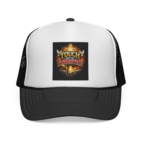 Anointed Trucker Hat — "Touch Not My Anointed" Christian Baseball Cap