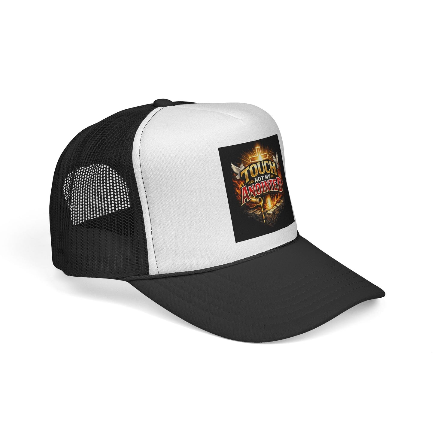 Anointed Trucker Hat — "Touch Not My Anointed" Christian Baseball Cap