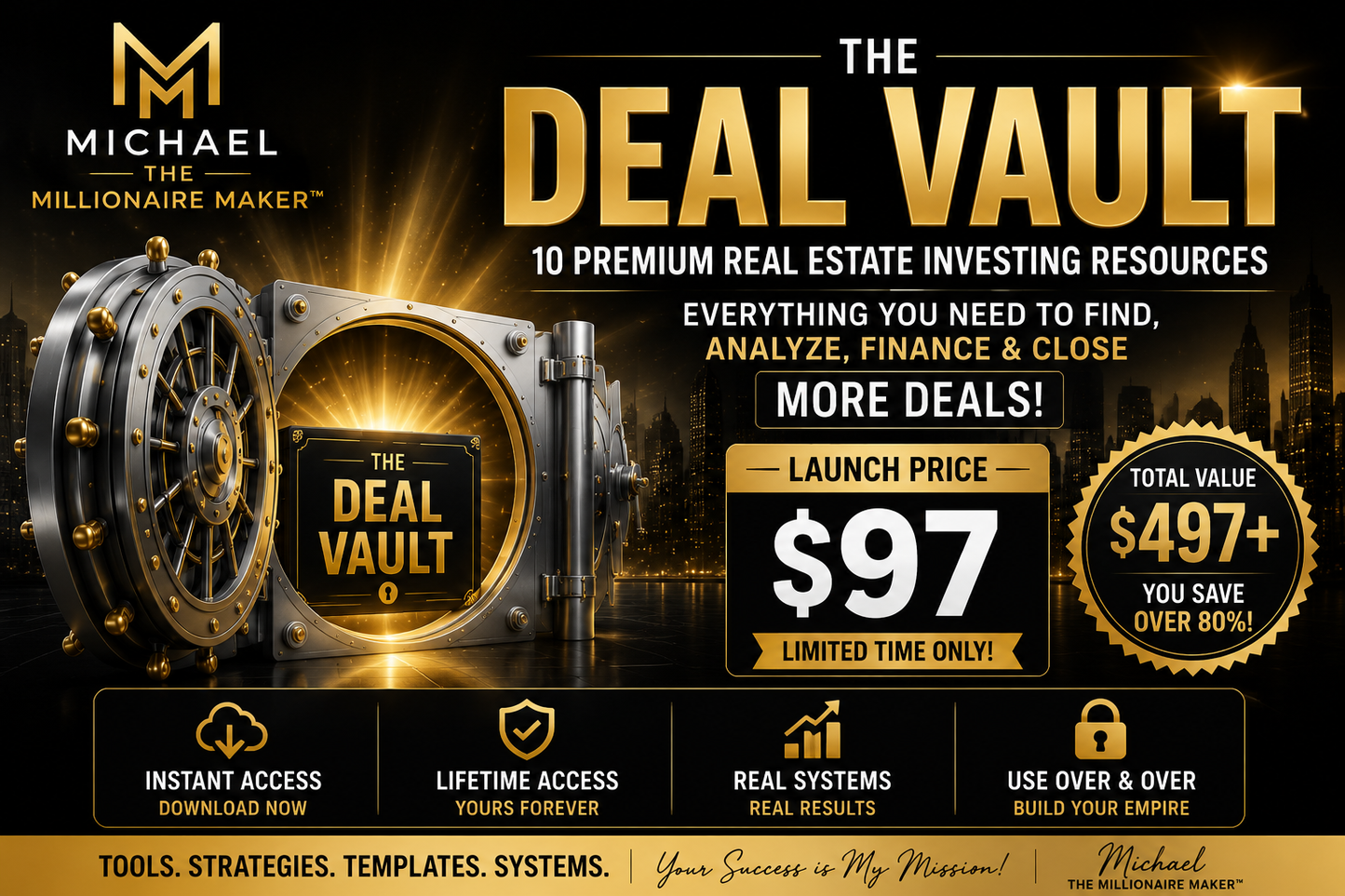 The Deal Vault™ | Complete Real Estate Investing Business System