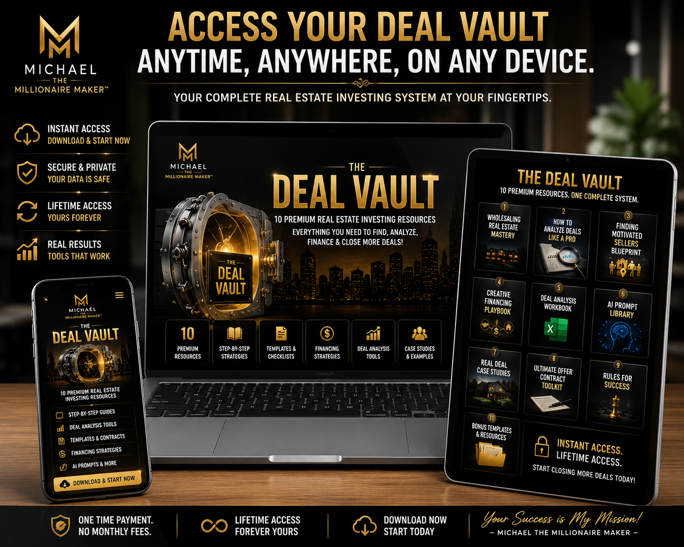 The Deal Vault™ | Complete Real Estate Investing Business System