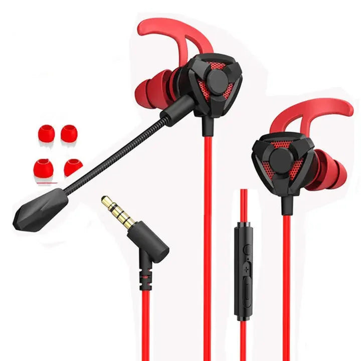 VIKEFON Pro Gaming Earbuds with Mic — Wired In-Ear for PS4, PUBG & CSGO