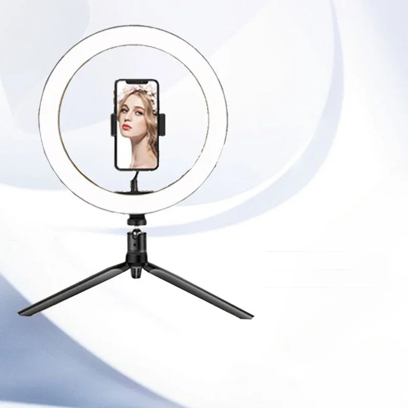 8"/10" RGB Selfie Ring Light with Tripod Phone Stand