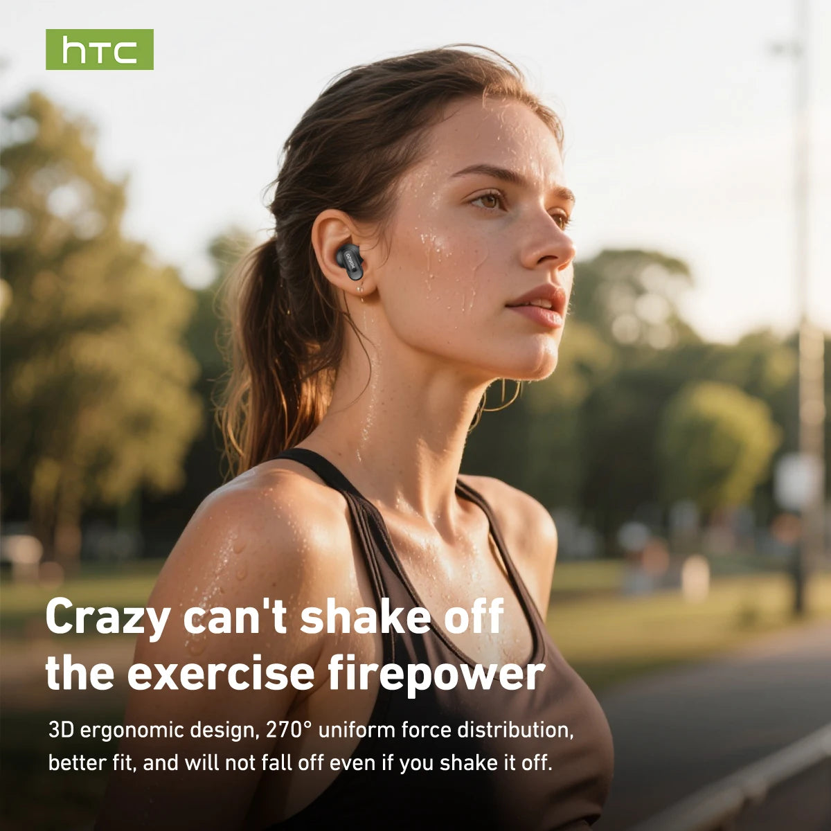 HTC NE79 Wireless Earbuds - Bluetooth 6.0 with LED Display