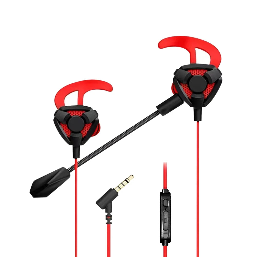 WYMECT Noise-Cancelling Gaming Earbuds with Mic — Wired 3.5mm for PS4 & PC