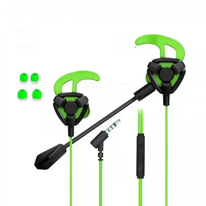VIKEFON Pro Gaming Earbuds with Mic — Wired In-Ear for PS4, PUBG & CSGO