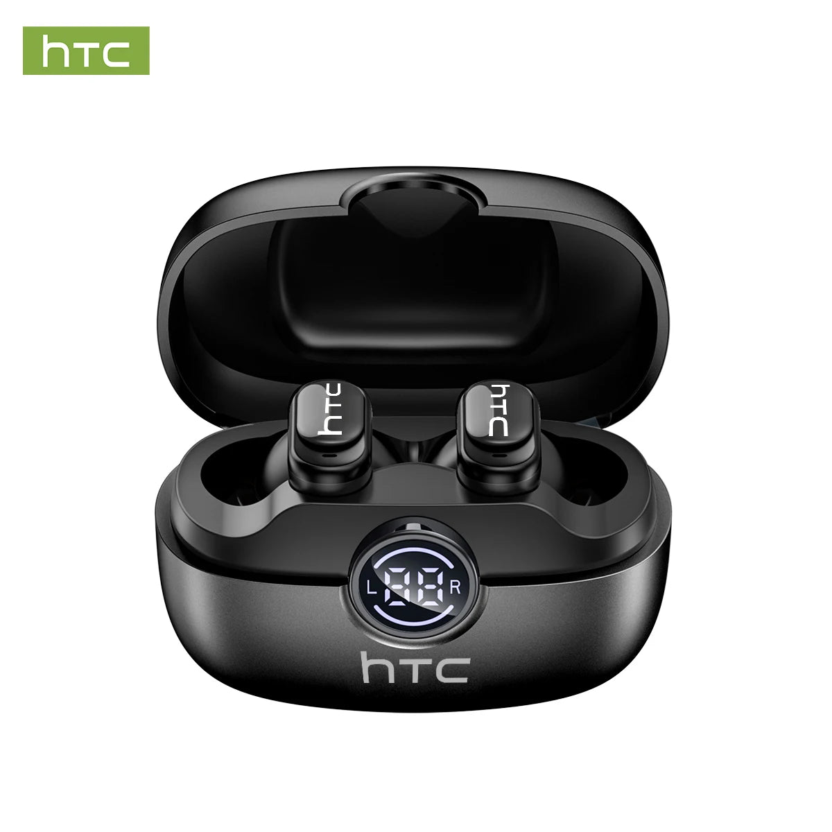 HTC NE79 Wireless Earbuds - Bluetooth 6.0 with LED Display