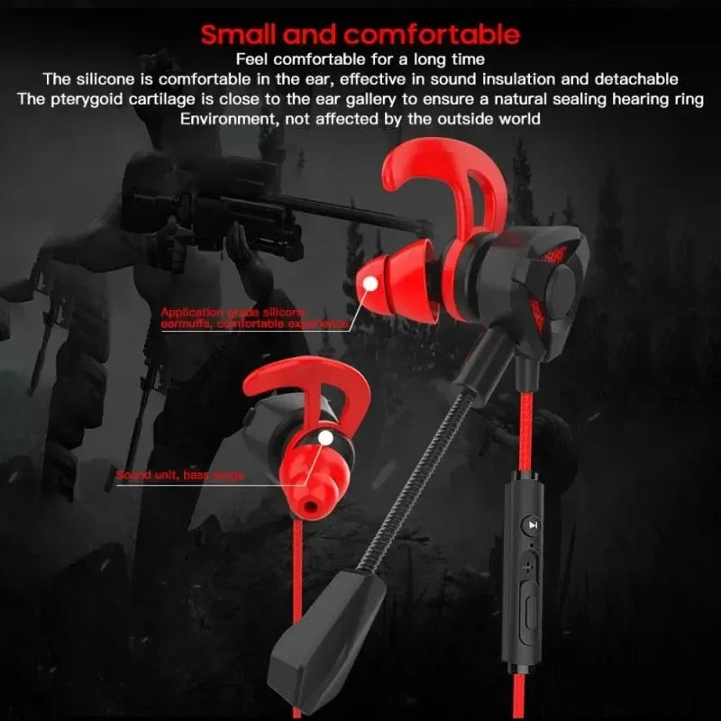 OENY ANC Gaming Earbuds with Mic — Wired Noise-Cancelling for PS4 & Laptop