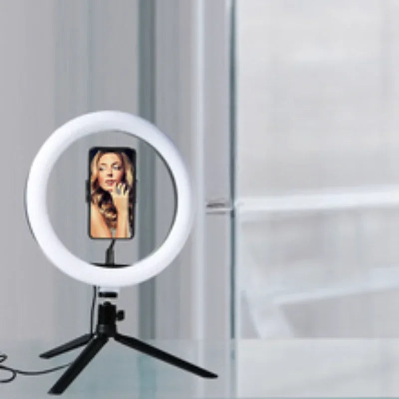 8"/10" RGB Selfie Ring Light with Tripod Phone Stand