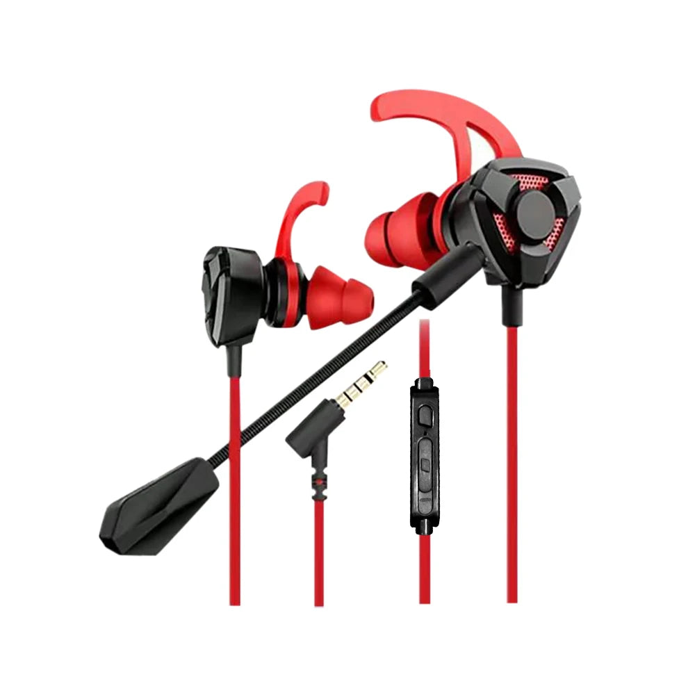 WYMECT Noise-Cancelling Gaming Earbuds with Mic — Wired 3.5mm for PS4 & PC