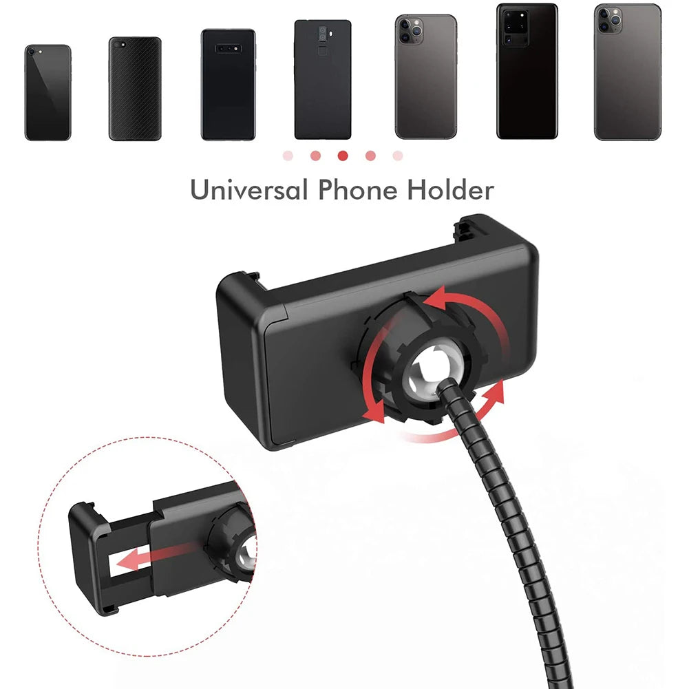 LED Phone Ring Light with Mini Tabletop Tripod