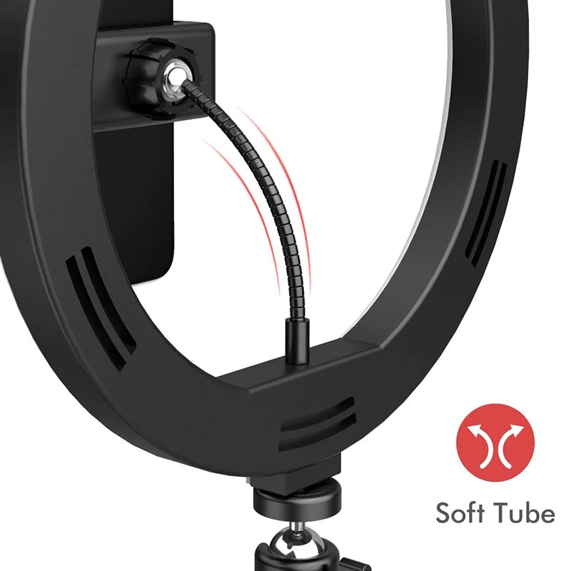 LED Selfie Ring Light with Remote & Tripod Stand