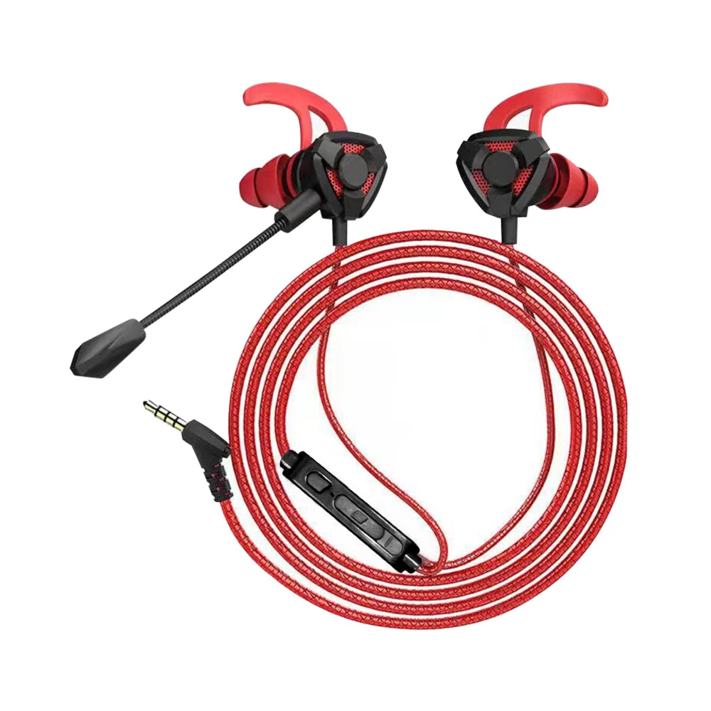 WYMECT Noise-Cancelling Gaming Earbuds with Mic — Wired 3.5mm for PS4 & PC