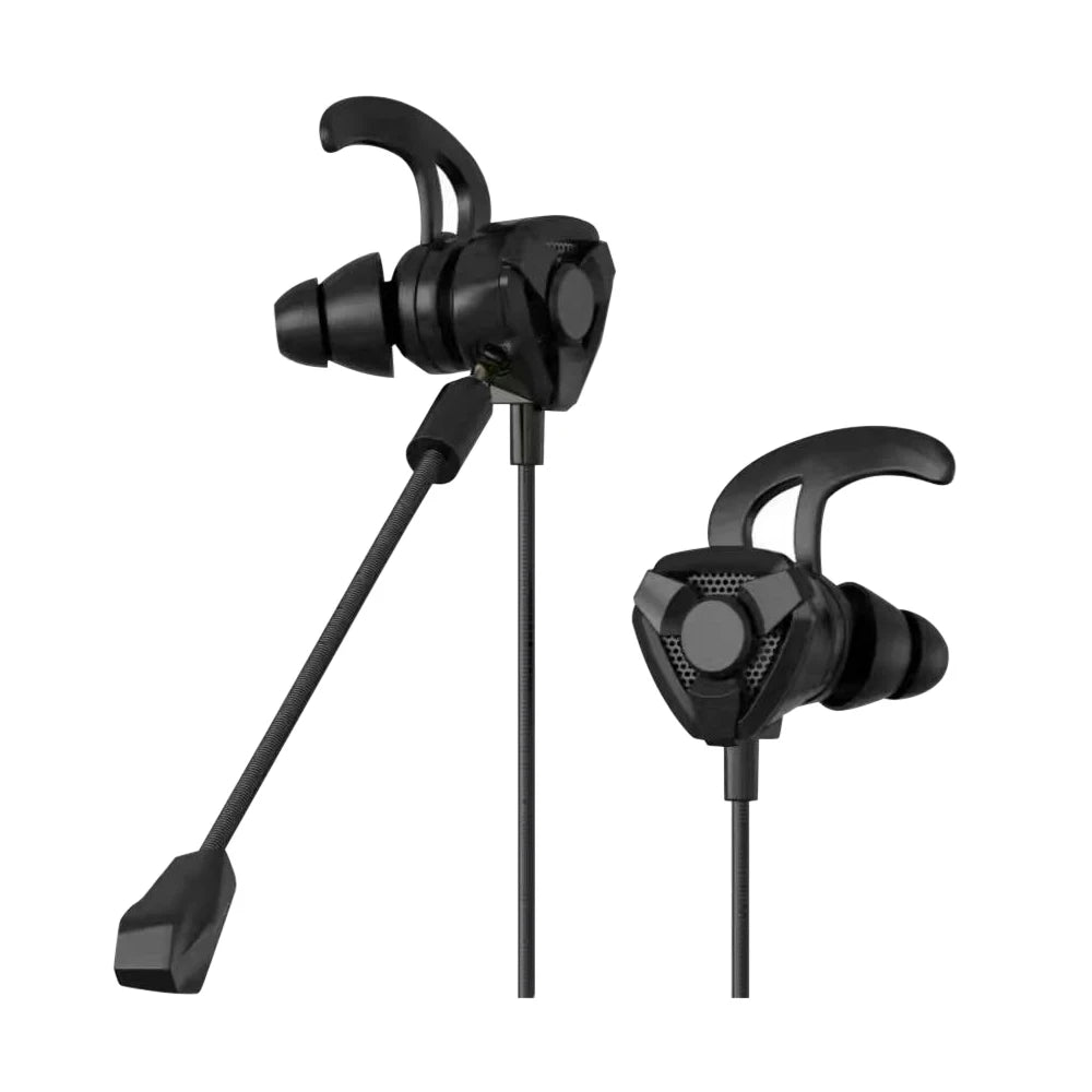 WYMECT Noise-Cancelling Gaming Earbuds with Mic — Wired 3.5mm for PS4 & PC