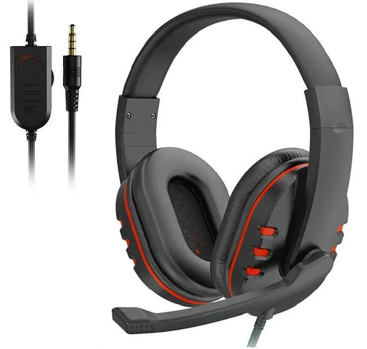 Wired Gaming Headset with Noise-Cancelling Mic — 3.5mm for PS4, PC & Mobile